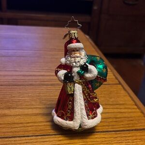 Christopher Radco Santa ornament